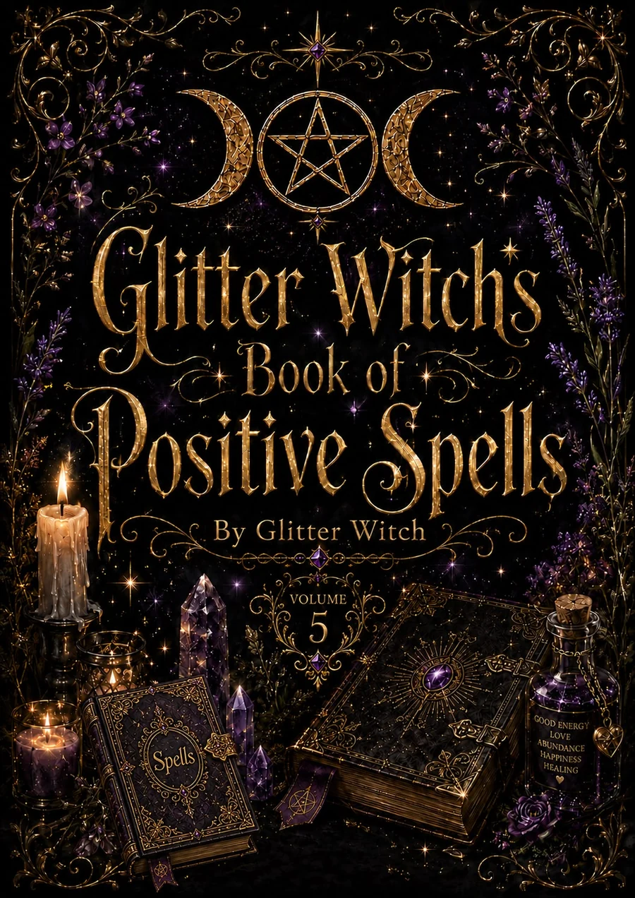 Glitter Witch's Book of Positive Spells cover